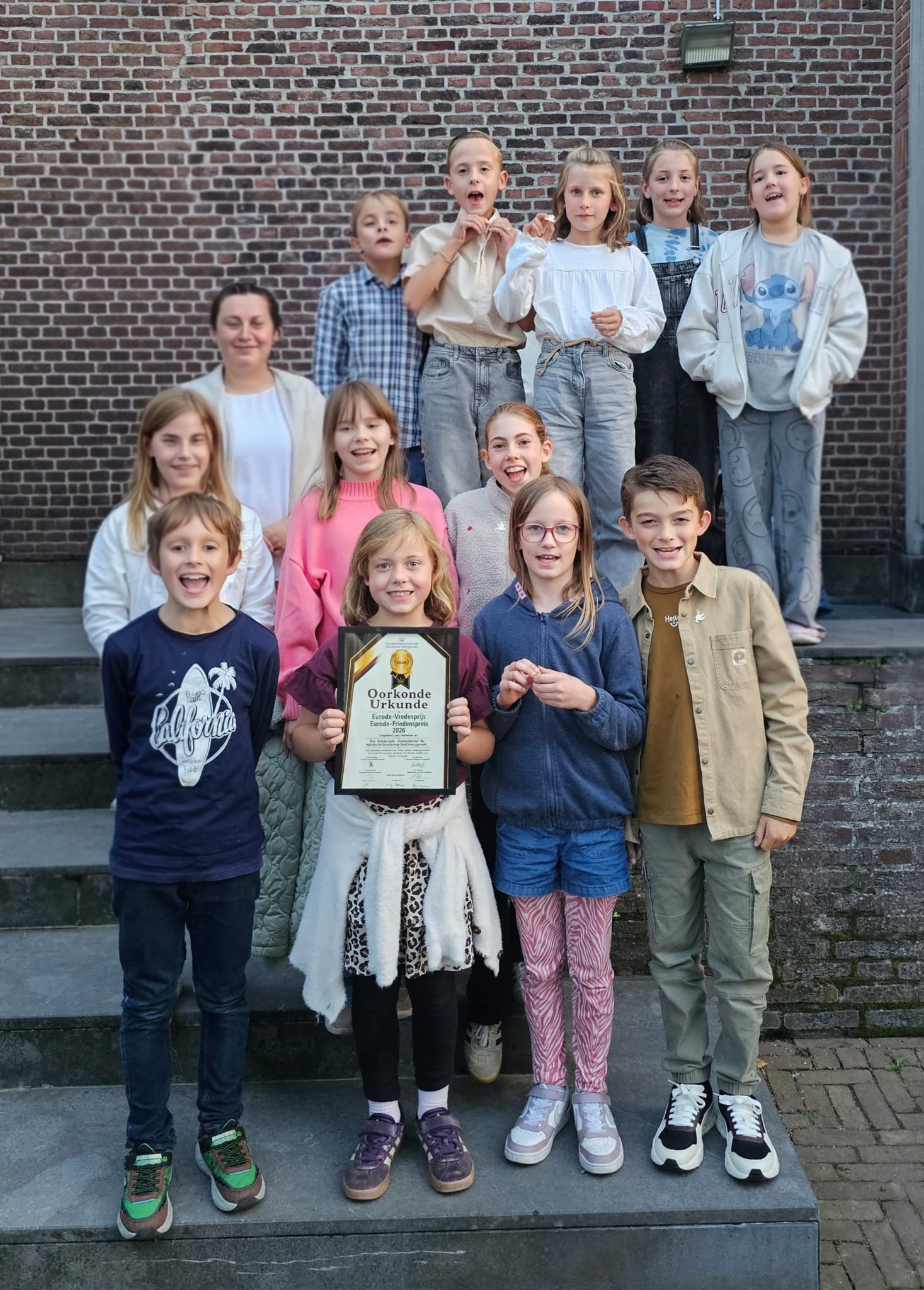 4. Eurode Friedenspreis für das Streitschlichtungsprojekt an den Herzogenrather Grundschulen